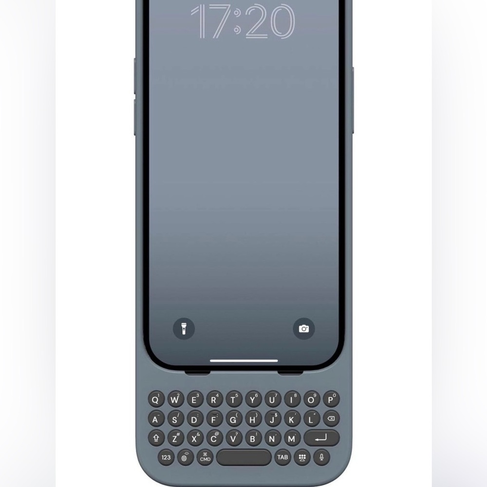 Clicks Creator Keyboard for iPhone 14 Pro - London Sky - EUC With Box